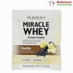 Miracle whey protein powder, 1 serving pack, 40 g