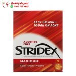 مسحات stridex لعلاج حب الشباب