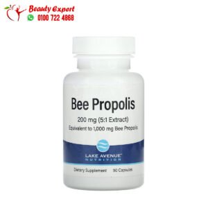 حبوب عكبر النحل لتحسين الصحة العامة 1000 ملجم 90 كبسولة Lake Avenue Nutrition Bee Propolis